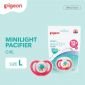Empeng Bayi Pigeon Minilight Silicone Pacifier Step 3 / SIze L (12+ Months) #2