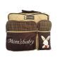 Tas Bayi Medium Saku Double Bordir Moms Baby / Tas Perlengkapan Bayi / Diapers Bag Bayi / Tas Traveling Bayi / Tas Baby Carrier Bayi #2