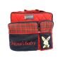 Tas Bayi Medium Saku Double Bordir Moms Baby / Tas Perlengkapan Bayi / Diapers Bag Bayi / Tas Traveling Bayi / Tas Baby Carrier Bayi #1