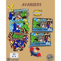 Celana Dalam Ridges Super Heroes S M L XL XXL (3pcs)