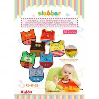 Slaber / BIB Parasheet Karakter Kiddy 2pcs