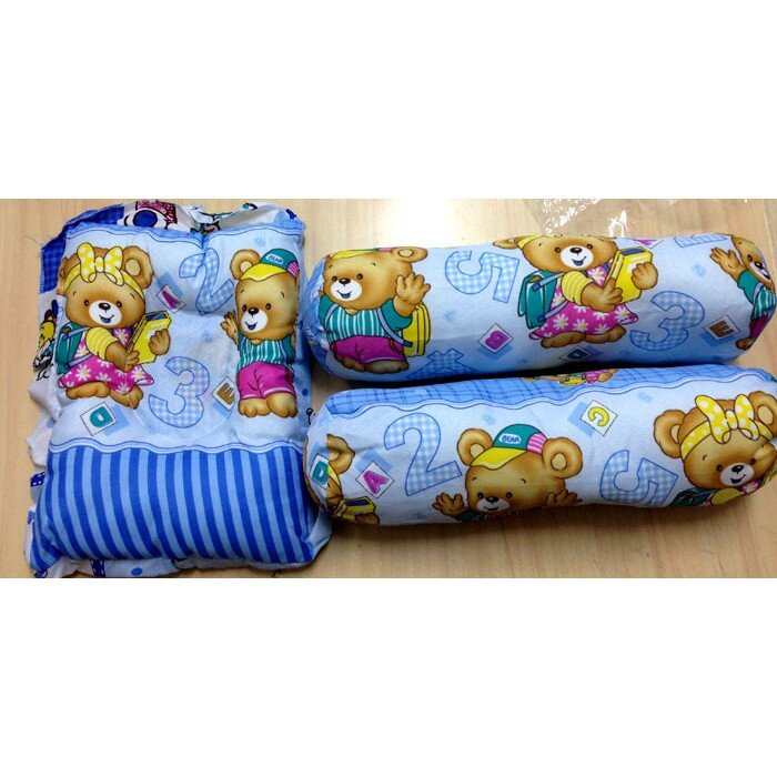 Bantal Bayi Peang + 2 Guling Bayi My Baby / Perlengkapan Tidur Bayi / Bantal Guling Bayi Set / Kado Bayi