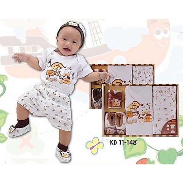 Kado Lahiran Bayi / Baju Set Bayi / Paket Perlengkapan Bayi Baru Lahir / Kiddy Baby Set 11148