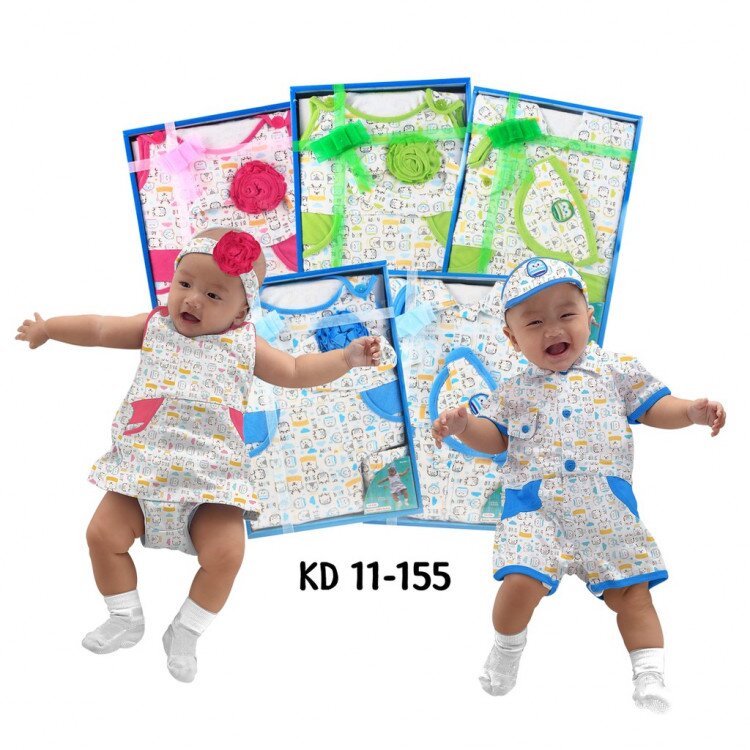 Kado Lahiran Bayi / Baju Set Bayi / Paket Perlengkapan Bayi Baru Lahir / Kiddy Baby Set 11155