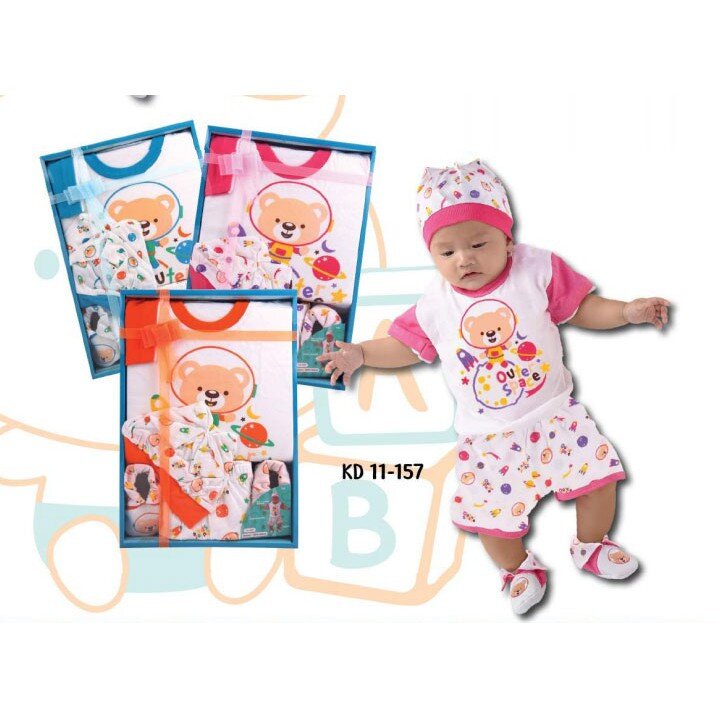 Kado Lahiran Bayi / Baju Set Bayi / Paket Perlengkapan Bayi Baru Lahir / Kiddy Baby Set 11157