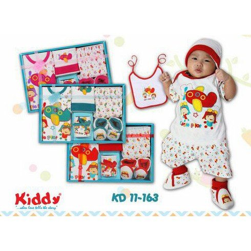 Kado Lahiran Bayi / Baju Set Bayi / Paket Perlengkapan Bayi Baru Lahir / Kiddy Baby Set 11163