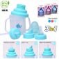 Ninio Training Cup 3 in 1 / Botol Susu Bayi Step 1-2-3 / Gelas Belajar Minum / Botol Minum Sedotan / Botol Minum Spout #1