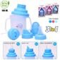Ninio Training Cup 3 in 1 / Botol Susu Bayi Step 1-2-3 / Gelas Belajar Minum / Botol Minum Sedotan / Botol Minum Spout