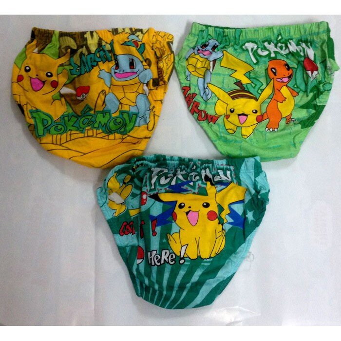 Celana Dalam Ridges Pokemon S M L XL XXL