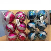 Bola Natal 6pcs