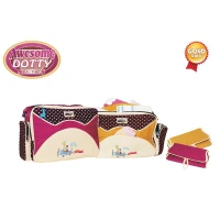 Snobby Tas Bayi Besar Double Saku Print + Tempat Acc Awesome Dolty TPT1471 / Tas Perlengkapan Bayi / Diapers Bag Bayi / Tas Traveling Bayi