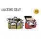 Snobby Tas Bayi Besar Double Saku Print + Tempat Susu Amazing Gray TPT7904