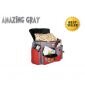 Snobby Tas Bayi Besar Double Saku Print + Tempat Susu Amazing Gray TPT7904 #2