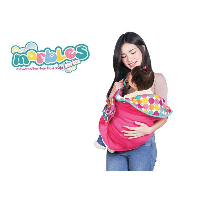 Snobby Gendongan Samping Double Fungsi Saku + Batita Marbles Series TPG1042