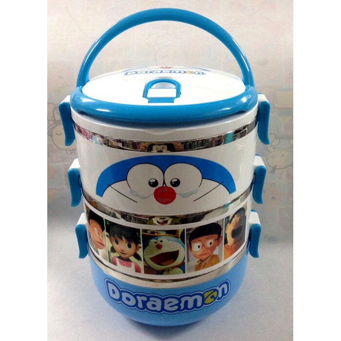 Rantang 3 Susun Doraemon Stainless 17010023