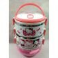 Rantang Makan 3 Susun Stainless Gambar Cats 17010022