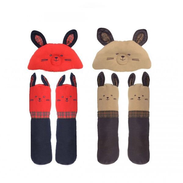 MBB5004 Bantal Bayi + Guling Bayi Moms Baby / Perlengkapan Tidur Bayi / Bantal Guling Bayi Set / Kado Bayi