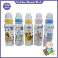 Botol Susu Bayi Pigeon 240ml Standard Peristaltic Nipple (Seri Buah / New Animals Series)