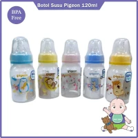 Botol Susu Pigeon 120ml Standard Peristaltic Nipple (Seri Buah / New Animals Series)