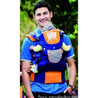 Gendongan Bayi Ransel 3 Posisi + Saku Football Sport Series Snobby