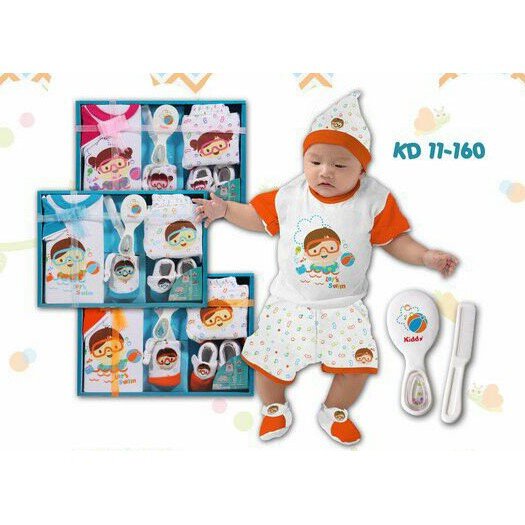 Kado Lahiran Bayi / Baju Set Bayi / Paket Perlengkapan Bayi Baru Lahir / Kiddy Baby Set 11160