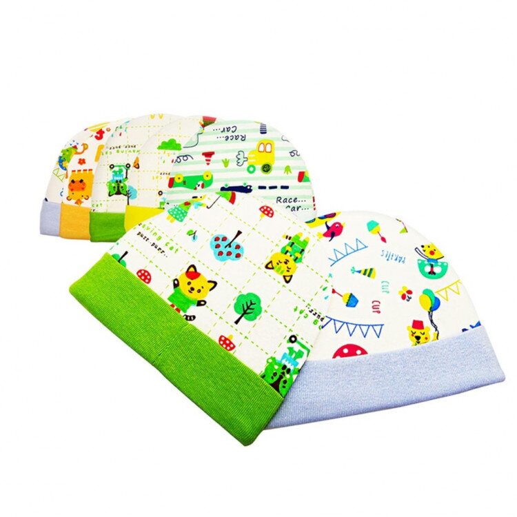 Topi Bayi Mamimu 2pcs / Topi Kupluk Bayi Unisex 2 in 1