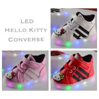 Sepatu Anak Led Hello Kitty 17070086-87-88