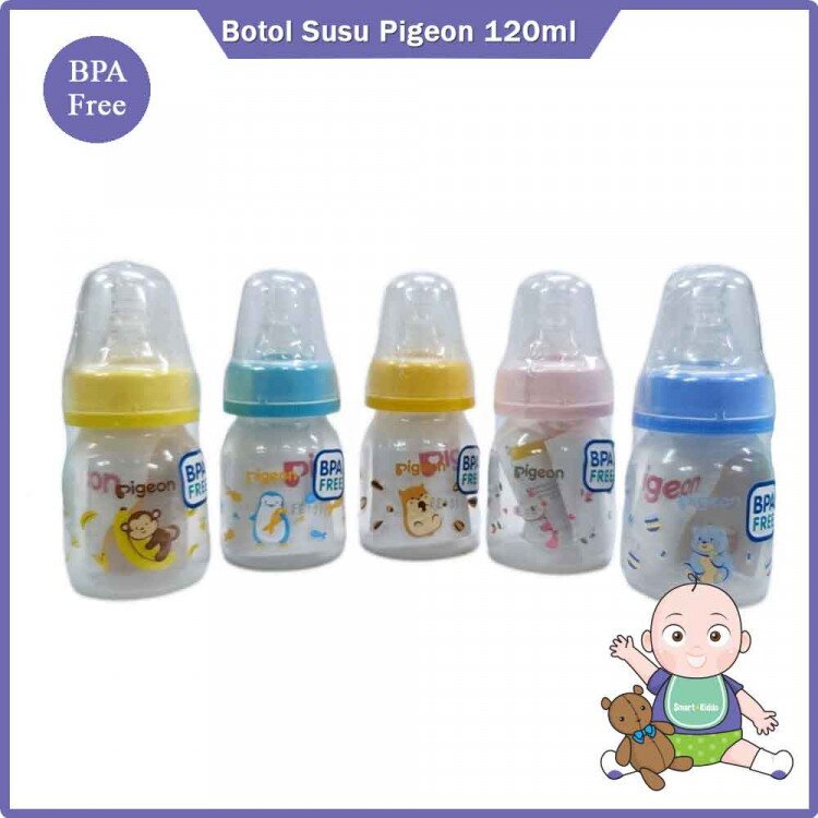 Botol Susu Pigeon 50ml Standard Peristaltic Nipple New Animals Series