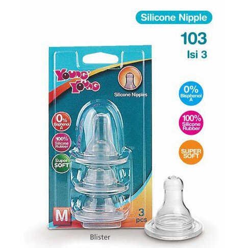 Silicone Nipple 3Pcs Young Young