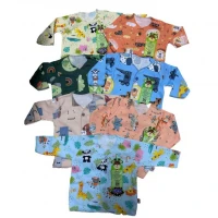 Baju Baby Panjang Ridges Newborn / Baju Bayi Panjang / Atasan Panjang Bayi Baru Lahir / Baju Tidur Bayi Newborn Adem