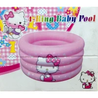 Kolam Baby Pool 4 Ring Pink 17100108