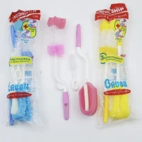 Sikat Botol Bayi 3 in 1 (Sikat Nilon , SIkat Dot, Sikat Busa)