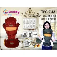 Gendongan Bayi Hipseat 3 in 1 Seri III 8 Posisi Snobby