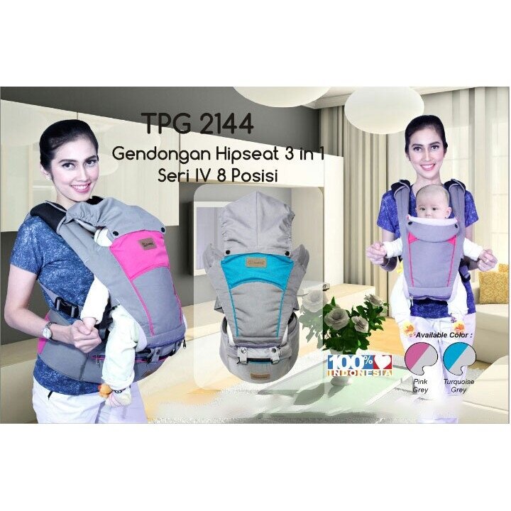 Gendongan Hipseat 3 in 1 Seri IV 8 Posisi Snobby