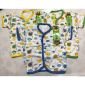 PROMO Baju Atasan Bayi Pendek Kancing Depan / Baju Bayi Pendek Ridges / Baju Baby ber-SNI #7