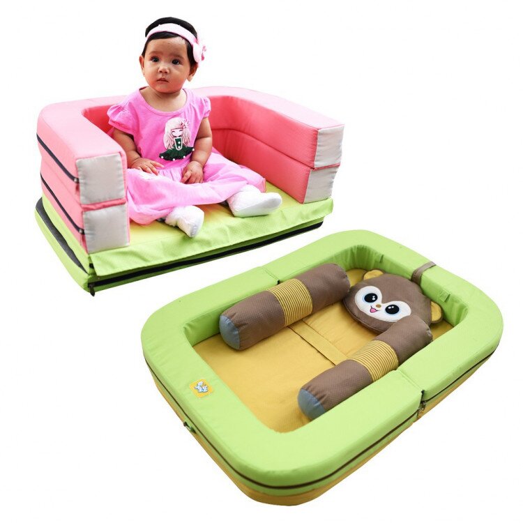 Kasur Bayi 3 in 1 Sofa, Alas Bermain Mochino Series Baby Joy BJK4009