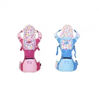 Gendongan Hipseat 6 Posisi Happy Bubble Series Biru Snobby