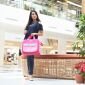 Tas Bayi Besar Saku Motif Happy Bubble Pink Snobby / Tas Perlengkapan Bayi / Diapers Bag Bayi / Tas Traveling Bayi / Tas Baby Carrier Bayi #1