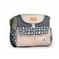 Tas Bayi Cooler Bag + Saku Print Lucky Star Maroon Snobby / Tas Perlengkapan Bayi / Diapers Bag Bayi / Tas Traveling Bayi / Tas Baby Carrier Bayi #2