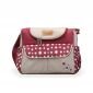 Tas Bayi Cooler Bag + Saku Print Lucky Star Maroon Snobby / Tas Perlengkapan Bayi / Diapers Bag Bayi / Tas Traveling Bayi / Tas Baby Carrier Bayi #1