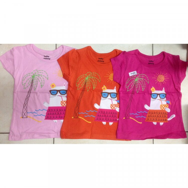 Atasan Cewek Baby Victory 2 tahun (3pcs)
