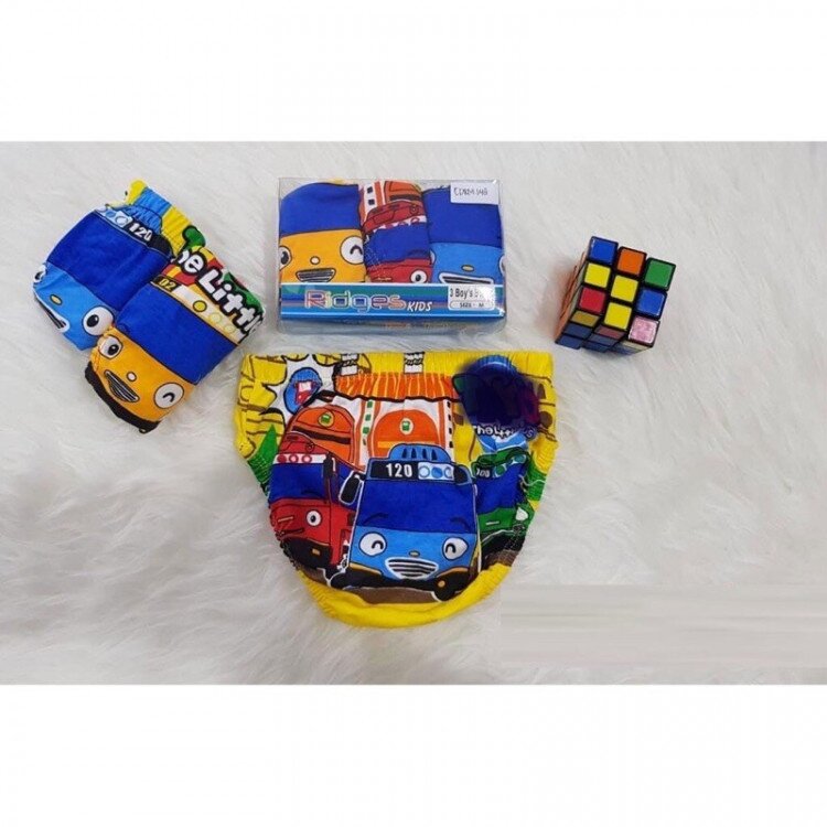 Celana Dalam Anak Ridges Mobil S M L XL XXL (3pcs)