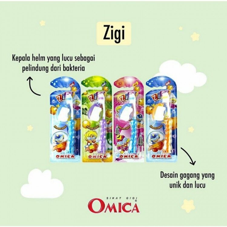 Sikat Gigi Anak Omica Zigi 18080099