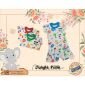Setelan Anak Kaos Ridges Motif Random Dasar Putih #3