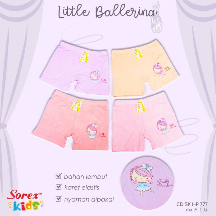 Celana Dalam Anak Segiempat Sorex