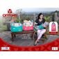 Tas Bayi Besar Cintaka Seri Polkadot TCT1653 / Tas Perlengkapan Bayi / Diapers Bag Bayi / Tas Traveling Bayi / Tas Baby Carrier Bayi