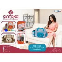 Tas Bayi Besar Cintaka Seri Gajah TCT2252 / Tas Perlengkapan Bayi / Diapers Bag Bayi / Tas Traveling Bayi / Tas Baby Carrier Bayi