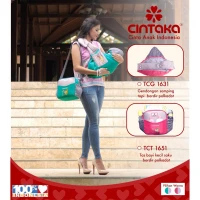 Tas Bayi Kecil Cintaka Seri Polkadot TCT1651 / Tas Perlengkapan Bayi / Diapers Bag Bayi / Tas Traveling Bayi / Tas Baby Carrier Bayi