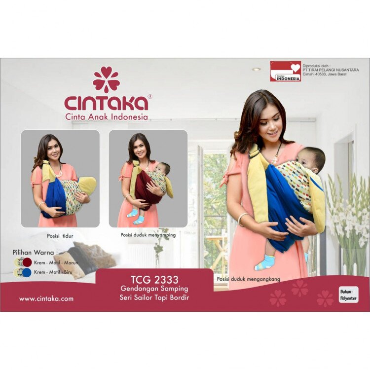Gendongan Bayi Samping Cintaka Seri Sailor TCG2333
