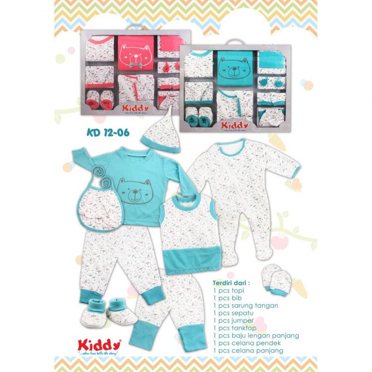 Kado Lahiran Bayi / Baju Set Bayi / Paket Perlengkapan Bayi Baru Lahir / Kiddy Baby Set Large